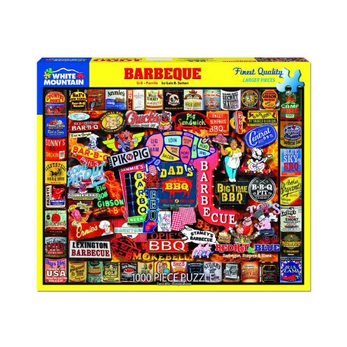 White Mountain Puzzles Barbeque 1000 Piece Jigsaw Puzzle 