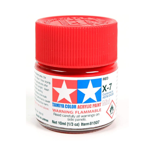 Tamiya Enamel Paint Marker X-7 Gloss Red 89007 for sale online 