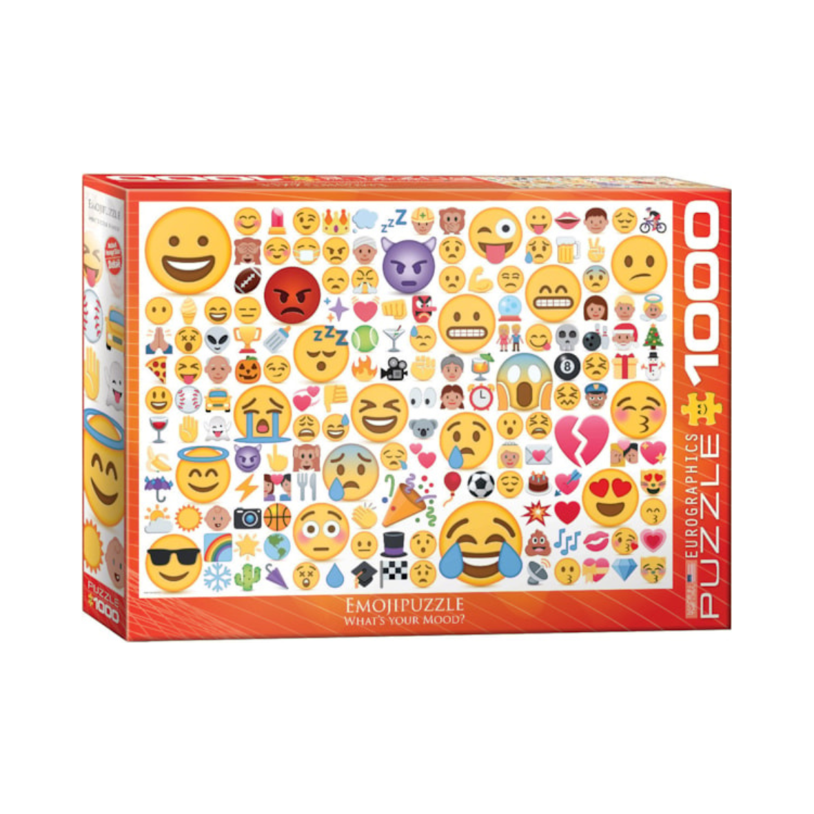Eurographics Emojipuzzle What's Your Mood? 1000 Puzzle | Unkel Joe's Woodshed